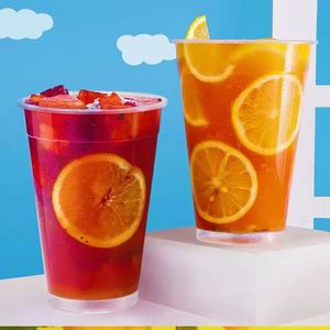 Gobelets en plastique PP moulés par injection, 500 ml, avec logo personnalisé, pour boissons froides, bière, smoothies, café chaud, avec couvercles, prix d'usine - Product Image 4