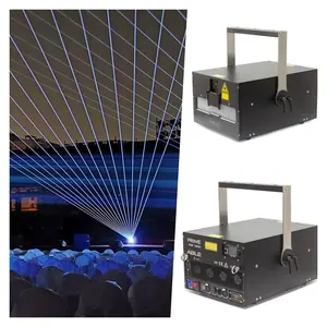 Lumière Laser de scène personnalisable OEM ODM 18W RGB projecteur Laser extérieur haute puissance pour le spectacle d'animation de motifs de texte