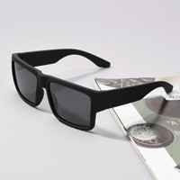 Venta al por mayor de China de fábrica de gafas de sol con logotipo personalizado negro deportes unisex gafas de sol de plástico barato promocional