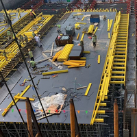 Coffrage pour dalle en béton avec construction en contreplaqué de bouleau, similaire au coffrage Topec Skydeck Green