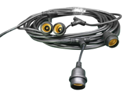 Douille de lampe E27 avec interrupteur filaire 110V-240V, support d'ampoule de haute qualité en caoutchouc pour LED électrique