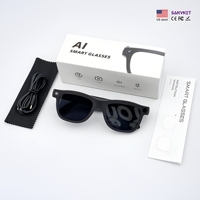 Lunettes Intelligentes AI POV E09C 2026 avec Caméra 8MP, Enregistrement Vidéo, Lunettes de Soleil Intelligentes d'Extérieur, Traduction IA, Verres Électrochromiques - Stock US
