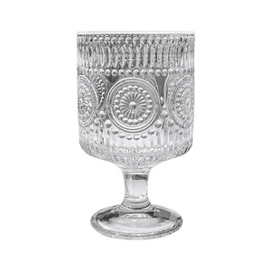 Tasse <span class=keywords><strong>en</strong></span> <span class=keywords><strong>verre</strong></span> <span class=keywords><strong>en</strong></span> gros rétro tournesol <span class=keywords><strong>en</strong></span> relief haut <span class=keywords><strong>pied</strong></span> Dessert ménage eau jus tasse Transparent gobelet <span class=keywords><strong>verre</strong></span> - Product Image 5