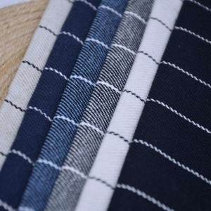 Tessuto <span class=keywords><strong>a</strong></span> <span class=keywords><strong>Righe</strong></span> <span class=keywords><strong>in</strong></span> Misto <span class=keywords><strong>Lino</strong></span> e Cotone Pesante 230gsm, Strutturato, 70% Cotone 30% <span class=keywords><strong>Lino</strong></span>, per Abbigliamento e Vestiti - Product Image 4