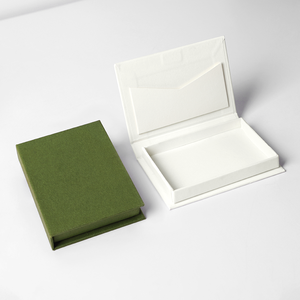 Customizable Wholesale Book-Shape Jewelry <b>Box</b> <b>Rings</b> Earrings Pendants Jewelry <b>Box</b> with Creamy Microfiber Pouch for Engagements - Product Image 3