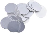 Joint d'étanchéité en aluminium antidérapant de bonne qualité, à visser, pour bouteilles, diamètre 20-150 mm, avec impression de logo