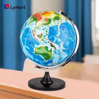 Globe terrestre terrestre de Terrain d'avion de district en plastique de 32cm