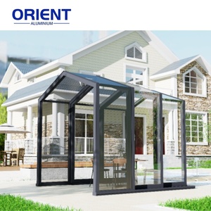 Techo retráctil eléctrico para sala de sol, recinto telescópico para patio, casa moderna de cristal, diseño libre disponible OEM - Product Image 6