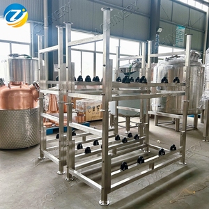 Le support en acier inoxydable ZJ OEM pour fûts de chêne est utilisé pour stocker les fûts de chêne <span class=keywords><strong>contenant</strong></span> <span class=keywords><strong>du</strong></span> <span class=keywords><strong>vin</strong></span>. - Product Image 3