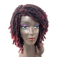 Nouvelle Arrivée Perruque Synthétique Tressée Fausses Locs au Crochet Résistante à la Chaleur avec Sangle Réglable et Bonnet en Maille Élastique Prix de Gros Prêt à l'emploi
