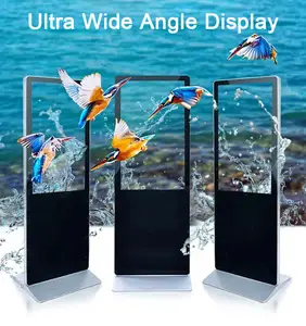 Factory 43 49 55 65 75 Inch Android Touch Screen Stand Floor Digital Signage Indoor Digital Display LCD