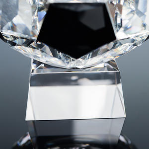 Trofeo de Fútbol 3D Personalizado de Alta Calidad, Trofeo de Cristal K9, Premio de Cristal para Campeón de la Liga de Fútbol - Product Image 3