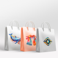 Sacs en papier avec logo estampillé à chaud pour habillement, marque, emballage de luxe au design libre