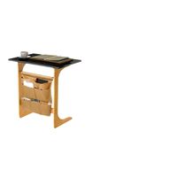 Table d'appoint moderne et minimaliste en bois massif, table à thé, bureau, petit bureau pliant de chevet, meubles multifonctionnels pour salon