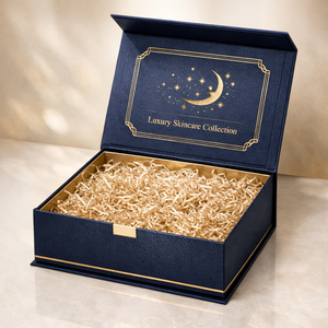 Caja de Regalo Magnética de Cartón Negro con Logotipo Personalizado para Camisetas y Ropa - Product Image 1