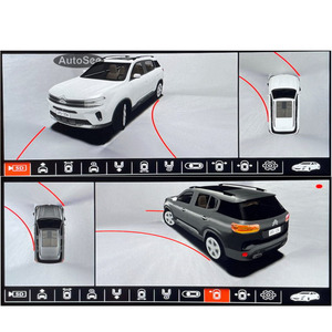 Traje Original OEM Monitor para <span class=keywords><strong>Citroen</strong></span> <span class=keywords><strong>DS7</strong></span> DS9 C5 Aircross 360 Cámara pájaro vista panorámica delantera Trasera Sistema inverso envolvente - Product Image 2