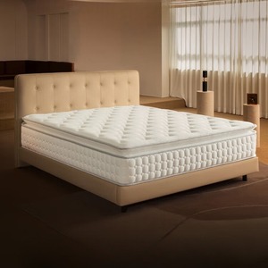 Lanshi thông minh năm sao lai Nệm siêu mềm dày Latex im lặng độc lập mùa xuân CuộN gói làm mát hiện đại - Product Image 1
