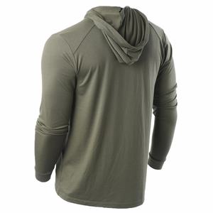 Camiseta de Pesca para Hombre, Protección Solar UPF 30+, Manga Larga, Ligera, de Secado Rápido, con Capucha de Bambú - Product Image 2