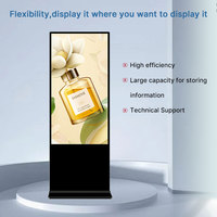 Máquina de publicidad vertical Soporte de suelo Pantalla grande de alta definición LCD Android Liberación remota Máquina todo en uno