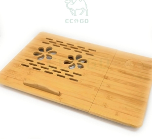 木制折叠笔记本电脑桌竹制笔记本电脑桌电脑桌木制笔记本电脑桌 - Product Image 3