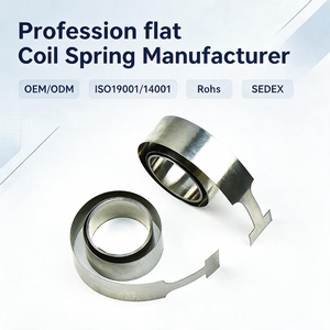 Ressort hélicoïdal plat personnalisé professionnel pour usage industriel, en acier à ressorts, direction hélicoïdale gauche ou droite - Product Image 1