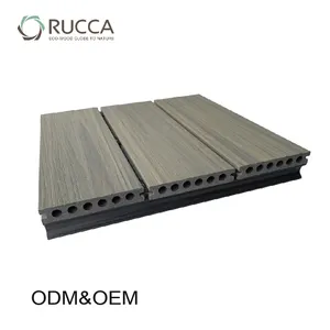 Decking ad incastro per pavimenti compositi in plastica di legno WPC 138*23mm diretto in fabbrica di nuovo stile