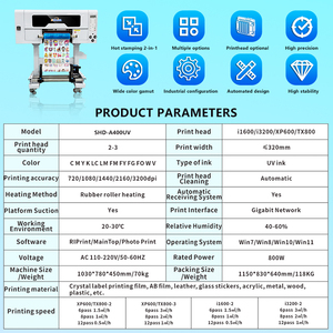 <span class=keywords><strong>Imprimante</strong></span> UV DTF 30 cm à prix abordable, format A3, pour films PET AB, équipement d'impression par transfert UV pour autocollants décoratifs en cristal - Product Image 2