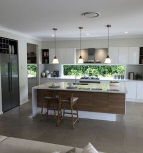 CBMMart armoire de cuisine pliante avec tiroirs à fermeture amortie armoires îlot avec sièges hottes de cuisinière - Product Image 6