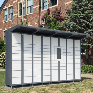Outdoor Delivery <b>Locker</b> with Electronic Lock Smart Storage <b>Locker</b> System Parcel <b>Locker</b> for Apartment Supermarket School - Product Image 4