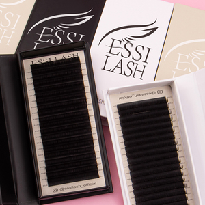 โรงงาน ESSI LASH ขายส่งถาดต่อขนตาแบบเส้นต่อเส้น ราคาโรงงาน สีดำด้านเข้ม ขนตาแบบวอลลุ่ม ขนมิงค์ ไหม และแคชเมียร์ - Product Image 2