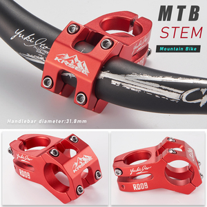 Tige de vélo en alliage d'aluminium ultra-légère, design creux, pour vélo de route et VTT, tige courte 31,8 mm, modification - Product Image 4