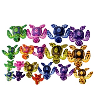 만화 애니메이션 멀티 컬러 귀여운 부드러운 박제 바다 동물 거북이 봉제 완구 거북이 크기 녹색 부드러운 거북이 베개 수족관 - Product Image 1