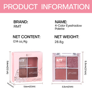 Paleta <span class=keywords><strong>de</strong></span> sombras <span class=keywords><strong>de</strong></span> <span class=keywords><strong>ojos</strong></span> Romantic Beauty, 12 colores, brillo mate, larga duración, alto pigmento, iluminador, fácil <span class=keywords><strong>de</strong></span> aplicar, maquillaje <span class=keywords><strong>de</strong></span> <span class=keywords><strong>ojos</strong></span> - Product Image 5