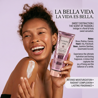 Ensemble de parfums, lotion pour le corps et spray parfumé, senteur rose, soin hydratant scintillant pour le corps, pour femmes
