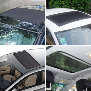 Pare-soleil pour toit ouvrant de voiture, maille semi-transparente, fixation magnétique, pour voitures générales KUNZONG 53 - Product Image 4