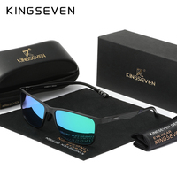 Gafas de Sol Polarizadas de Aluminio KINGSEVEN UV400 Antideslumbrantes para Hombre y Mujer 7190 Nuevo Modelo con Logotipo en la Lente