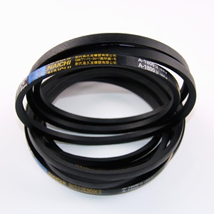 I fornitori di cinture A V in Cina offrono la cinghia di trasmissione A triangolo V in gomma nera industriale A/B/C/D/E/F/Z supporto personalizzato A1800 - Product Image 1