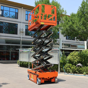 Plataforma de trabajo aéreo de elevación móvil elevadora de tijera eléctrica autopropulsada pequeña de bajo precio - Product Image 4