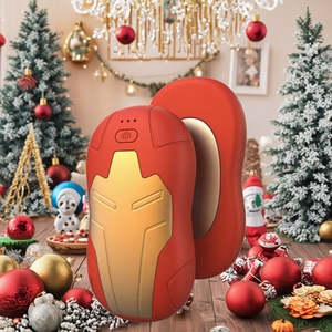 เครื่องทำความร้อนมือแบบพกพา สองด้าน ใช้พอร์ต USB ให้ความร้อนเร็ว ความจุแบตเตอรี่ 10000mAh ชาร์จซ้ำได้ เหมาะสำหรับกิจกรรมกลางแจ้ง - Product Image 1
