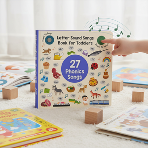 Libro de Sonidos Personalizado con Canciones <span class=keywords><strong>para</strong></span> <span class=keywords><strong>Dormir</strong></span>, Libro Interactivo de Cartón con Canciones de Cuna Suaves, OEM - Product Image 2