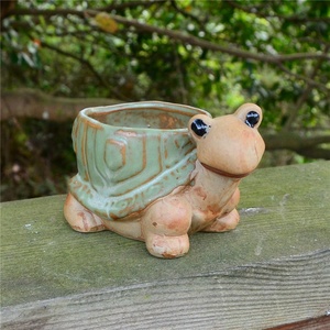 Mini plante succulente en <span class=keywords><strong>pot</strong></span> mignon avec des pots d'animaux en céramique pour la décoration intérieure et la décoration de bureau - Product Image 6