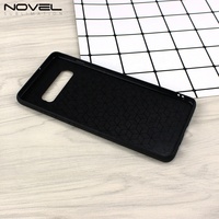 Funda para Teléfono Novelsub S10 Plus de Alta Calidad, Vidrio Templado 2D para Sublimación, Resistente a Impactos y Agua, Diseño de Lujo, 100% Compatible, Color Negro