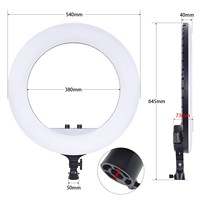 Lampe de studio professionnelle OEM ODM 21 pouces, anneau lumineux LED pour photographie, éclairage vidéo avec trépied pour maquillage, YouTube, diffusion en direct