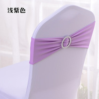 En gros Nœuds de chaise extensibles en Spandex Polyester bordeaux pour événements de mariage et fêtes, décoration de chaise avec nœud rose