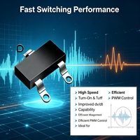 MOSFET de puissance à canal N haute performance, boîtier SOT-23, 30V 4A ZXMN3F30FHTA, option de commutation rapide pour circuits de gestion de l'alimentation