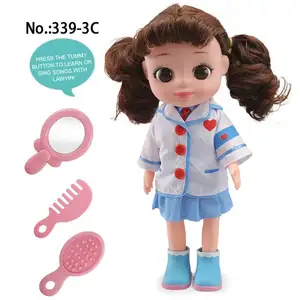 חם מכירות סיטונאי תוצרת סין ילדה בובת עם מטבח צעצועי אביזרי את רופא סט משחק עם בובה קטנה