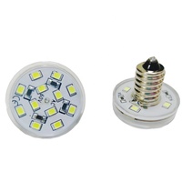 Lampe LED Cabochon pour Manèges et Parcs d'Attractions, 24V/60V, 34mm, 16 LED SMD2835, Culot E10/E14