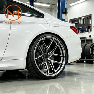 Rines de Aleación Maxtera Forged Custom Hyper Black P101SC para Autos Porsche 911, Corvette, BMW M5, <span class=keywords><strong>M8</strong></span>, Audi RS, R8, AMG - Product Image 6