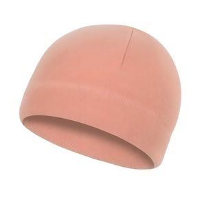 Bonnet en micro polaire thermique en polyester, uni marron, anti-froid, confortable, pour l'hiver et l'automne, pour hommes et femmes, idéal pour le cyclisme, bonnets élastiques - Product Image 4