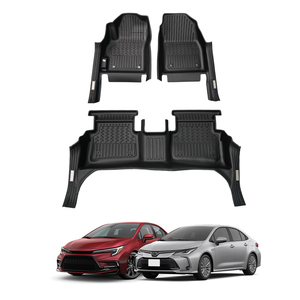 พรมปูพื้น5D รถยนต์ Txr อุปกรณ์ตกแต่งภายในรถสีดำสำหรับ Toyota Corolla <span class=keywords><strong>altis</strong></span> Levin E210 2018- - Product Image 2